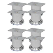 Meble modułowe i akcesoria - vidaXL Nóżki do sofy, 8 szt., okrągłe, chromowane, 60 mm - miniaturka - grafika 1