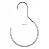 Wieszaki do szafy - WIESZAK NA PASKI SZALE TOREBKI -półokrągły j szary - miniaturka - grafika 1