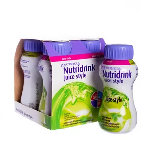 NUTRICIA                 Polska NUTRICIA Polska NUTRIDRINK JUICE STYLE O smaku jabłkowym 4 x 200 ml 3056441 - Żywienie medyczne - miniaturka - grafika 1