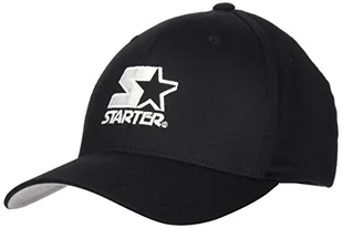 STARTER BLACK LABEL Unisex Starter Logo Flexfit czapka baseballowa, czarny, S - Czapki damskie - miniaturka - grafika 1