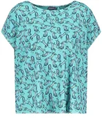 Koszulki i topy damskie - Samoon Damska koszulka 271037-26125, wzór Atmosphere 50, Atmosphere Wzorzysty, 50 - miniaturka - grafika 1