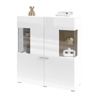 Kredensy - Kredens TYP-46 Coby Helvetia Wieruszów Czarny Onyks / Dąb Monastery - miniaturka - grafika 1