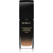 Podkłady do twarzy - Sensai Flawless Satin Moisture Foundation 206 Brown Beige - miniaturka - grafika 1