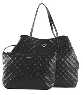 Guess VIKKY EXTRA LARGE TOTE, Czarny, Współczesny - Torebki damskie - miniaturka - grafika 1