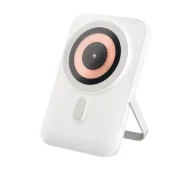 Powerbanki - QUALO QMPB5-LD-00 10000mAh 18W Biały - miniaturka - grafika 1