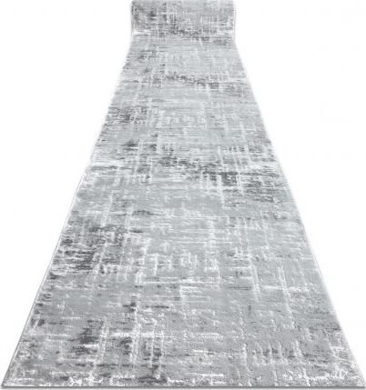 Dywany Łuszczów Chodnik Strukturalny MEFE 8722 dwa poziomy runa szary / biały 100 cm, 100x200 cm
