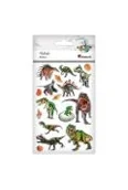 Podręczniki dla szkół podstawowych - Naklejki wypukłe miękkie dinozaury mix 17szt - miniaturka - grafika 1