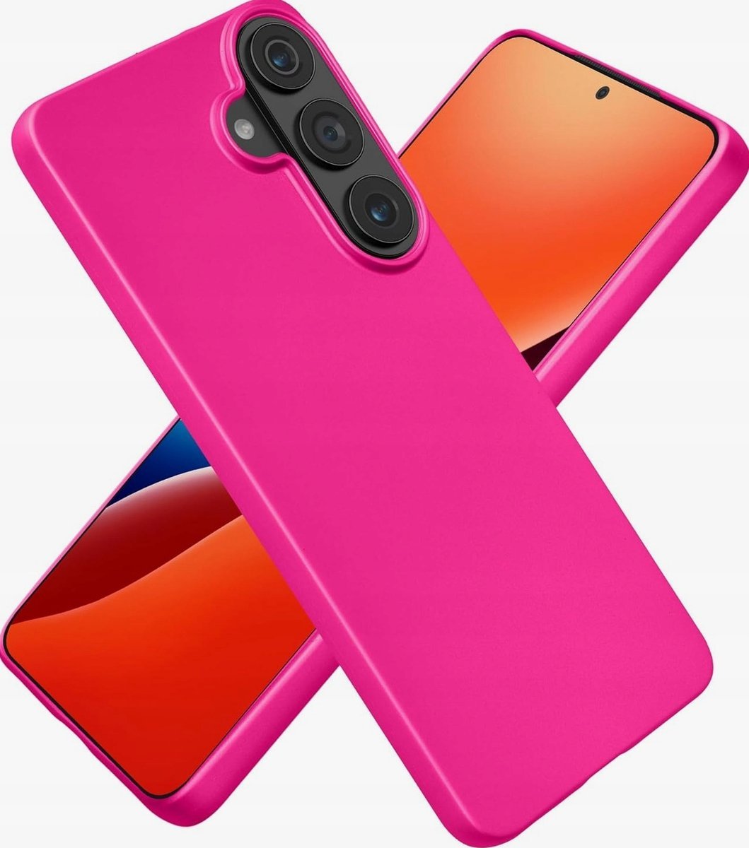 Etui do telefonu miękkie plecki osłona smartfona metaliczny różowy