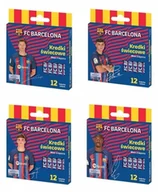 Przybory szkolne - Astra Kredki świecowe okrągłe FC Barcelona - miniaturka - grafika 1