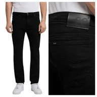 Spodnie męskie - Spodnie Jeansowe Męskie Lee Rider Czarne Klasyczne Dopasowane W34 L30 - miniaturka - grafika 1