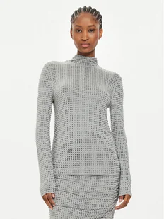 PINKO Bluzka Koch 104453 A2B4 Szary Regular Fit - Bluzki damskie - miniaturka - grafika 1