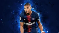 Podkładki pod mysz - PODKŁADKA POD MYSZ Z Nadrukiem 22x18 cm Kylian Mbappe Tekst Prezent - miniaturka - grafika 1