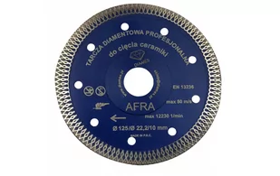 Tarcza Diamentowa 125 Mm Cięcie Gresu Diames Afra - Tarcze do pił - miniaturka - grafika 1