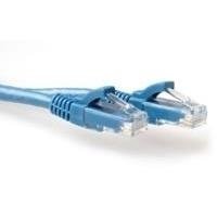 MicroConnect MicroConnect Patchcord U/UTP CAT6A 0.5m niebieski UTP6A005BBOOTED