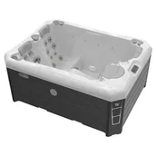 Baseny ogrodowe - Wellis Manhattan CityLife Premium jakuzzi Sterling silver - miniaturka - grafika 1