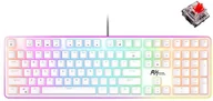 Klawiatury - Royal Kludge RK918 RGB biała - miniaturka - grafika 1