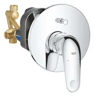Baterie wannowe i prysznicowe - Grohe Swift - Bateria podtynkowa do obsługi 2 wyjść wody, z korpusem, chrom 24336001 - miniaturka - grafika 1