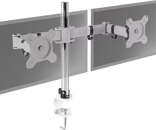 Duronic DM252 We Uchwyt do dwóch monitorów biały - Uchwyty do monitorów - miniaturka - grafika 1