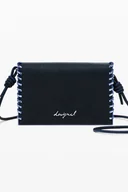 Portfele - Czarny portfel damski Desigual - miniaturka - grafika 1