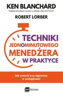 Zarządzanie - Techniki Jednominutowego Menedżera w praktyce - Ken Blanchard, Robert Lorber - książka - miniaturka - grafika 1