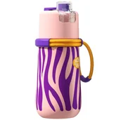 Shakery i bidony sportowe - Bidon na wodę ze spryskiwaczem 500ml mideer (Różowy) - miniaturka - grafika 1