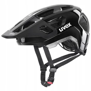 Kask Rowerowy Dziecięcy Uvex Reackt Jr. Czarny 52-56 cm - Kaski rowerowe - miniaturka - grafika 1