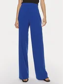 Spodnie damskie - Patrizia Pepe Spodnie materiałowe 2P1603/A049-CA01 Niebieski Regular Fit - miniaturka - grafika 1