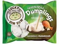 Szybkie dania obiadowe - Pierogi Dim Sum Chicken&Mushroom mroż. 400g marki Lucky Me - miniaturka - grafika 1