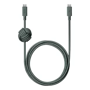 NATIVE UNION Kabel USB-C do USB-C Anchor Cable 240W / 300 cm - Slate Green 3m - Kable USB - miniaturka - grafika 1