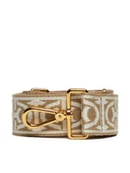 Akcesoria do torebek - Coccinelle Wymienny pasek do torebki M20 Nastro Monogram E3 M20 68 25 21 Beżowy - miniaturka - grafika 1