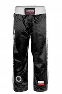 Kimona, stroje i obuwie - Masters Fight Equipment, Spodnie długie sportowe SKBP-100W Wako Approved, Czarny, rozm. M - miniaturka - grafika 1