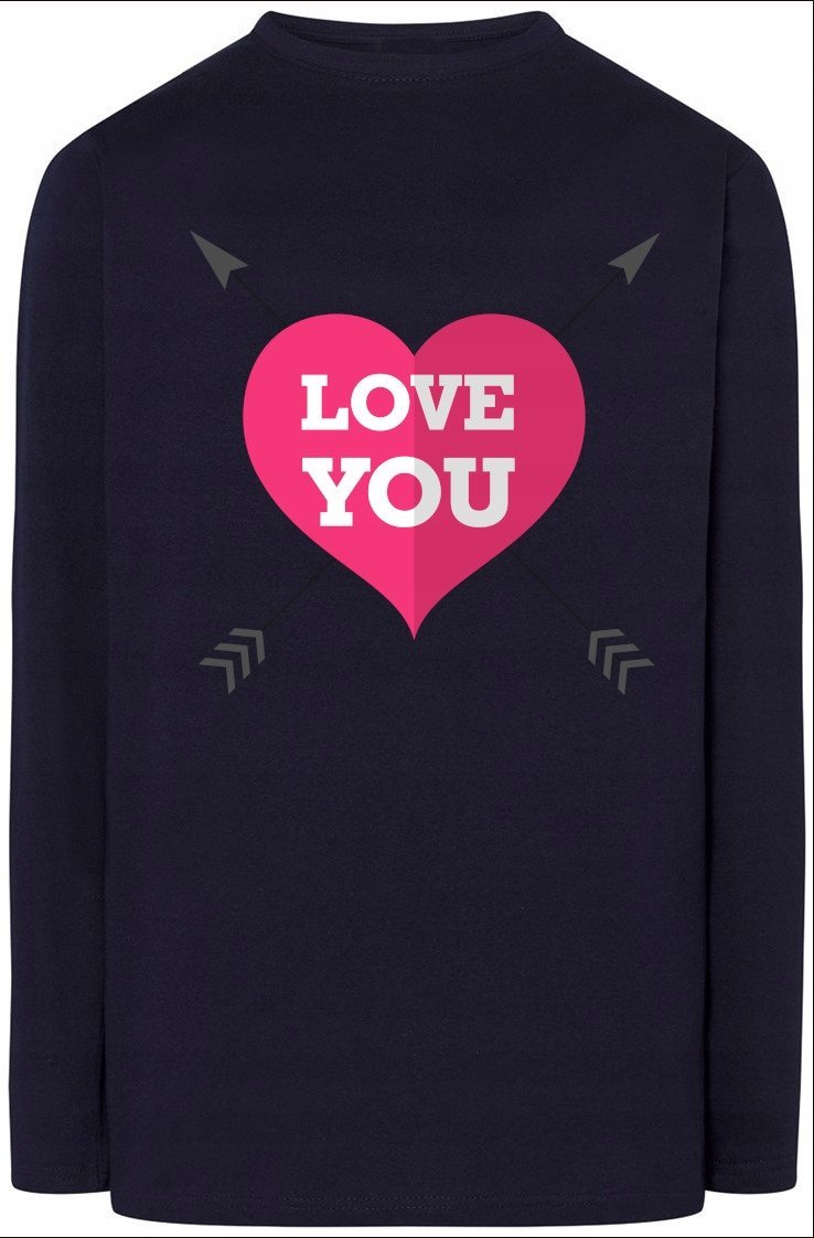 Męska Bluza Longsleeve Walentynki Modna r.3XL