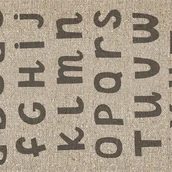 Dywany dla dzieci - Dywan winylowy dla dzieci alfabet zupa 70x100 cm - antypoślizgowy PVC, winylowy do pokoju dziecięcego, ognioodporny i zmywalny - miniaturka - grafika 1