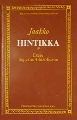 Wydawnictwo Naukowe PWN Eseje logiczno-filozoficzne - Hintikka Jaako