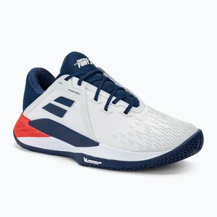Buty do tenisa męskie Babolat Propulse Fury 3 All Court white/estate blue 30S24208 - Buty sportowe męskie - miniaturka - grafika 1