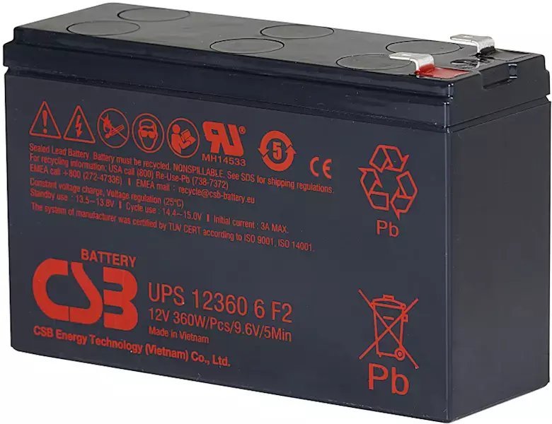 CSB Akumulator CSB UPS123606F2F1 12V 360W 5min