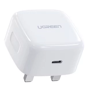 UGREEN ładowarka sieciowa USB Typ C Power Delivery 3.0 Quick Charge 4.0 20W 3A (wtyczka UK) biały (CD137) CD137 - Kable USB - miniaturka - grafika 1