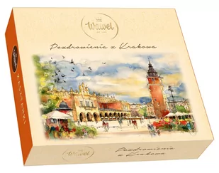 Czekoladki Kasztanki Bombonierka z wizerunkiem Krakowa Wawel 330g - Bombonierki i czekoladki - miniaturka - grafika 1