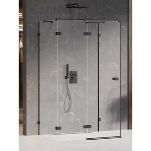 New Trendy EXK-2603 KABINA AVEXA BLACK KWADRATOWA PRZY$769CIENNA 90x90x200 CZYSTE 6mm ACTIVE SHIELD - Kabiny prysznicowe - miniaturka - grafika 2