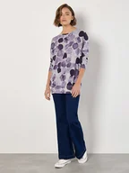 Koszulki i topy damskie - Apricot Koszulka w kolorze fioletowo-szarym - miniaturka - grafika 1