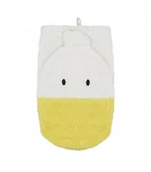 Inne akcesoria do pielęgnacji dzieci - Fürnis Rękawica do mycia dzieci chusteczki do wycierania małe kaczka z bawełny w kolorze żółtym/biały, Baby (ÖkoTex Standard 100) - miniaturka - grafika 1