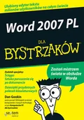 Aplikacje biurowe - Word 2007 PL dla bystrzaków - miniaturka - grafika 1