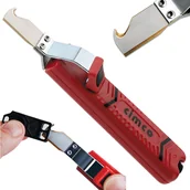 Pozostałe oświetlenie - Cimco 12 0010 Jokari Nóż do przewodów z ostrzem hakowym 8  28 MM (1900097) - miniaturka - grafika 1