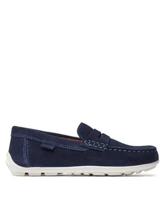 Geox Mokasyny J New Fast Boy J826CA 00022 C4211 S Granatowy - Buty dla chłopców - miniaturka - grafika 1