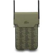 Etui i futerały do telefonów - Torebka na telefon LACOSTE Universal Sleeve Crossbody The Blend XL Zielony - miniaturka - grafika 1