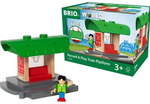 Brio GmbH BRIO World 33840  stacja z funkcją nagrywania akcesoria część drewna pociąg - Pociągi dla dzieci - miniaturka - grafika 3