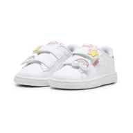 Buty dla dziewczynek - Niemowlęce sneakersy PUMA Smash 3.0 Badges PUMA White Passionfruit Pink - miniaturka - grafika 1