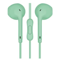 Słuchawki - FREESTYLE MINI JACK + MIC MACAROON STYLE GREEN [45758] TE - miniaturka - grafika 1