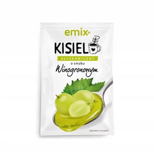 Emix Kisiel Błyskawiczny o smaku winogronowym 35 g - Kisiel - miniaturka - grafika 1