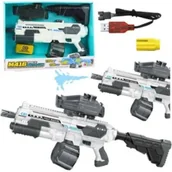 Zabawki militarne - Karabin na wodę kosmiczny M16 elektryczny 1350ml Leantoys - miniaturka - grafika 1